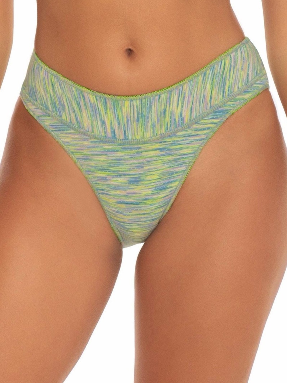 BECCA Green Mia Mosaic Hipster Swim Bikini Bottom